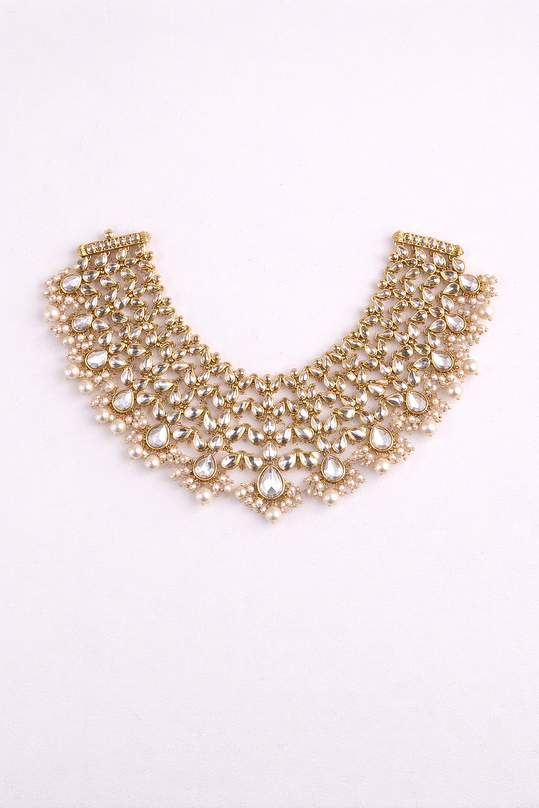 "SIERRA" Gold Intricate Mini Bridal Set