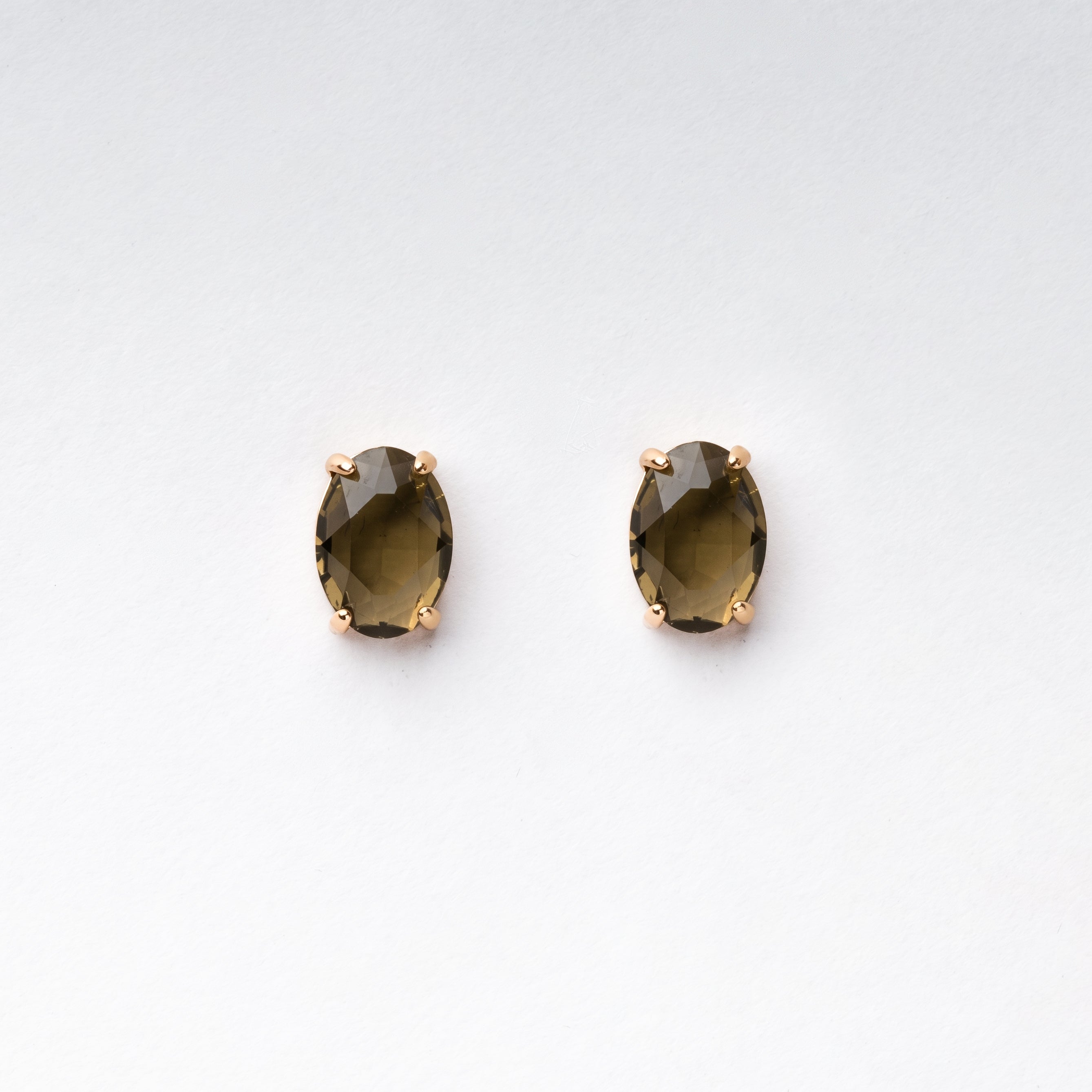 Smoky Stud Earrings