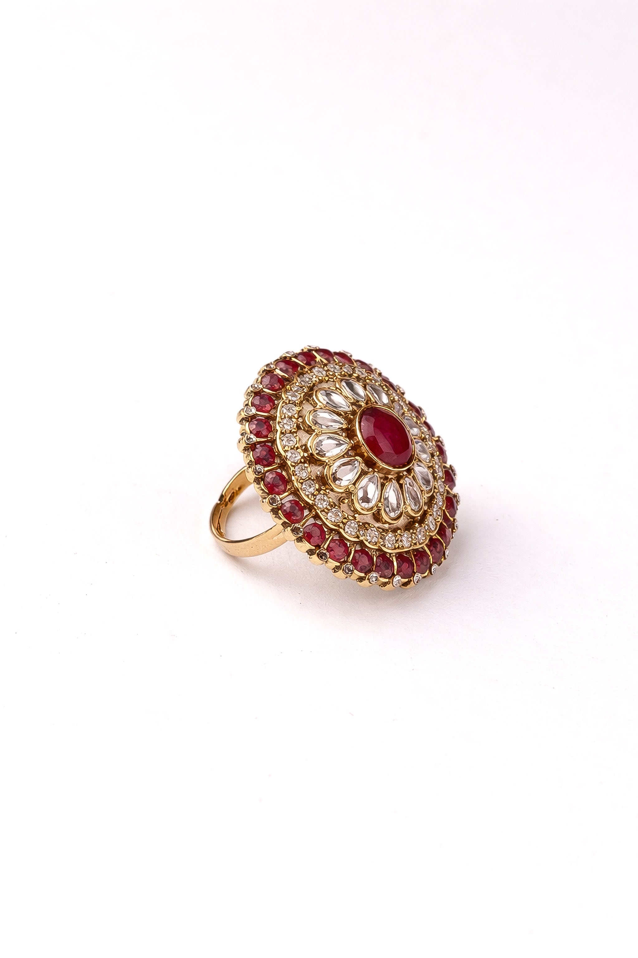 "VIENNA" Traditional Ruby Ring