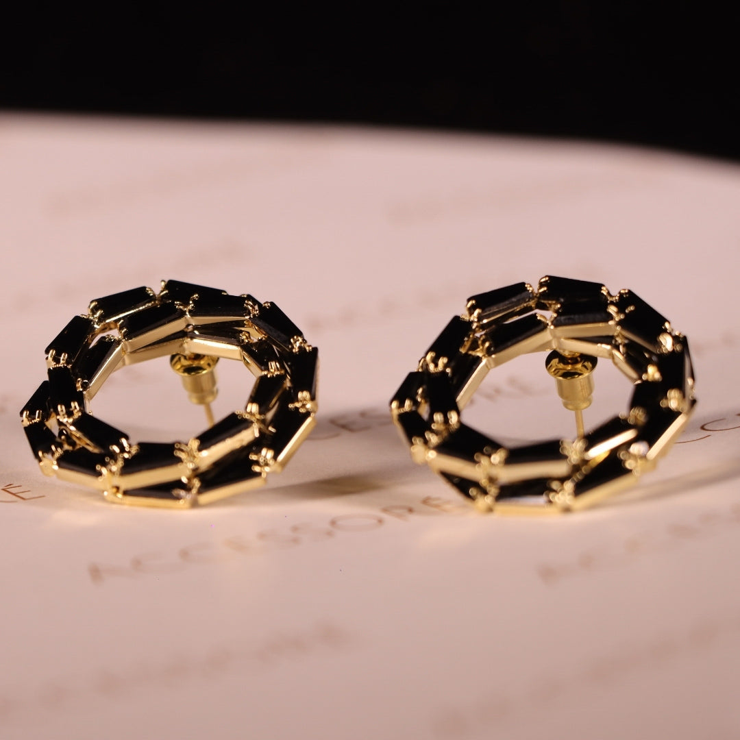 "VIENNA" Midnight Twilight Earrings