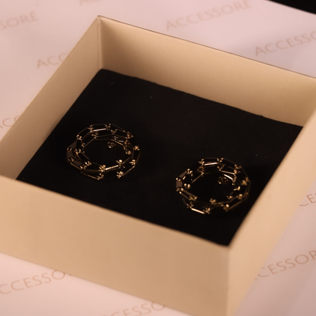 "VIENNA" Midnight Twilight Earrings