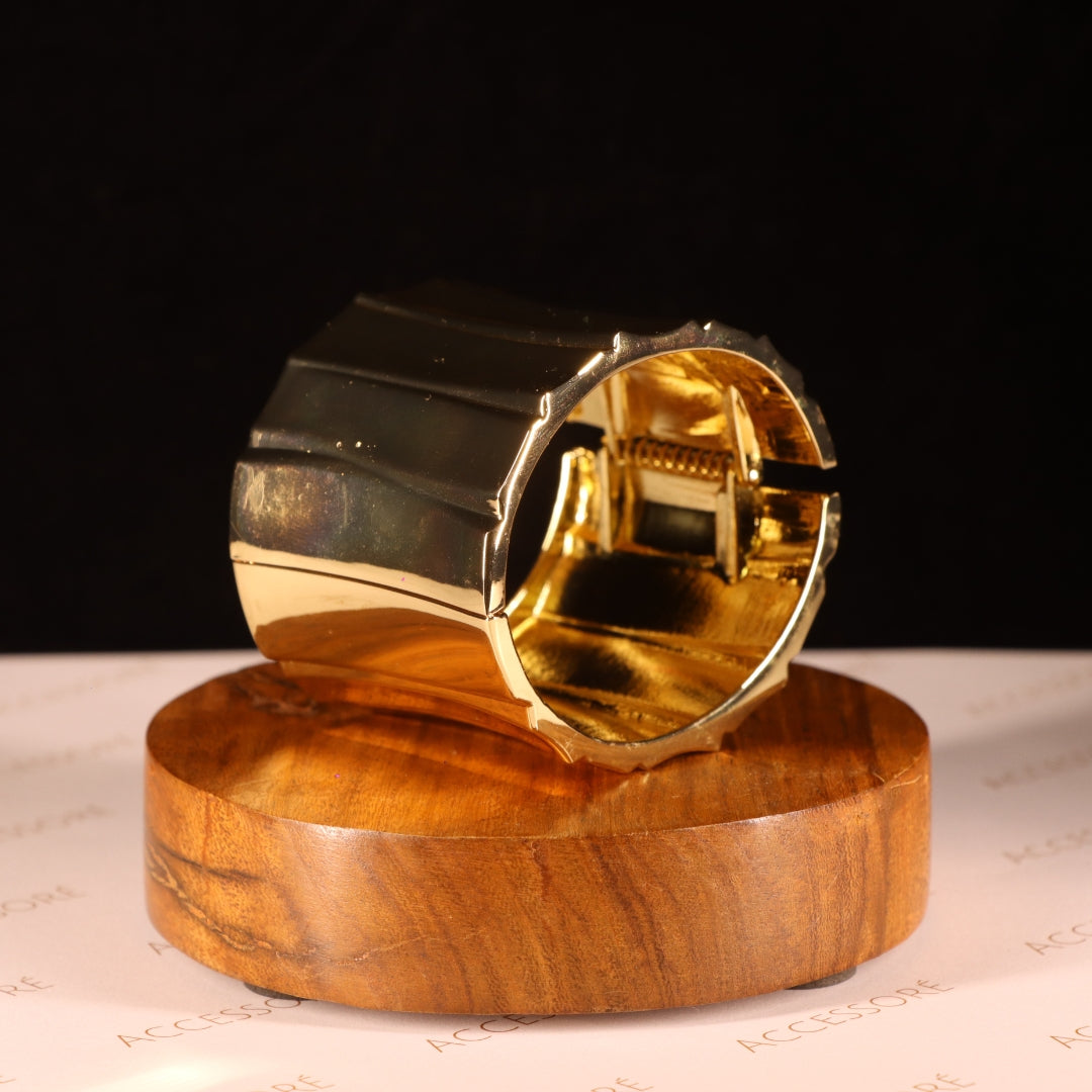 "VIENNA" Gilded Gold Bangle