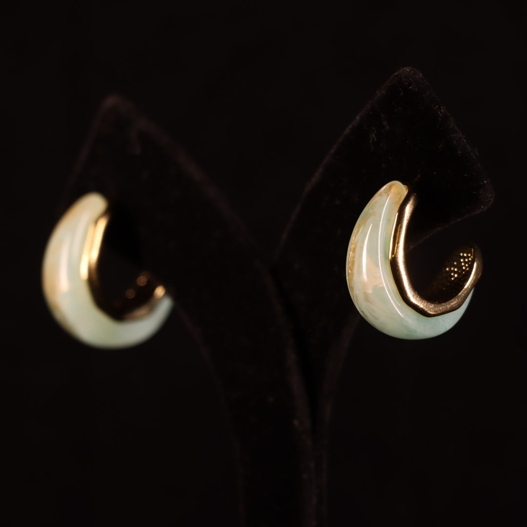 "VIENNA" Skylight Marble Earrings