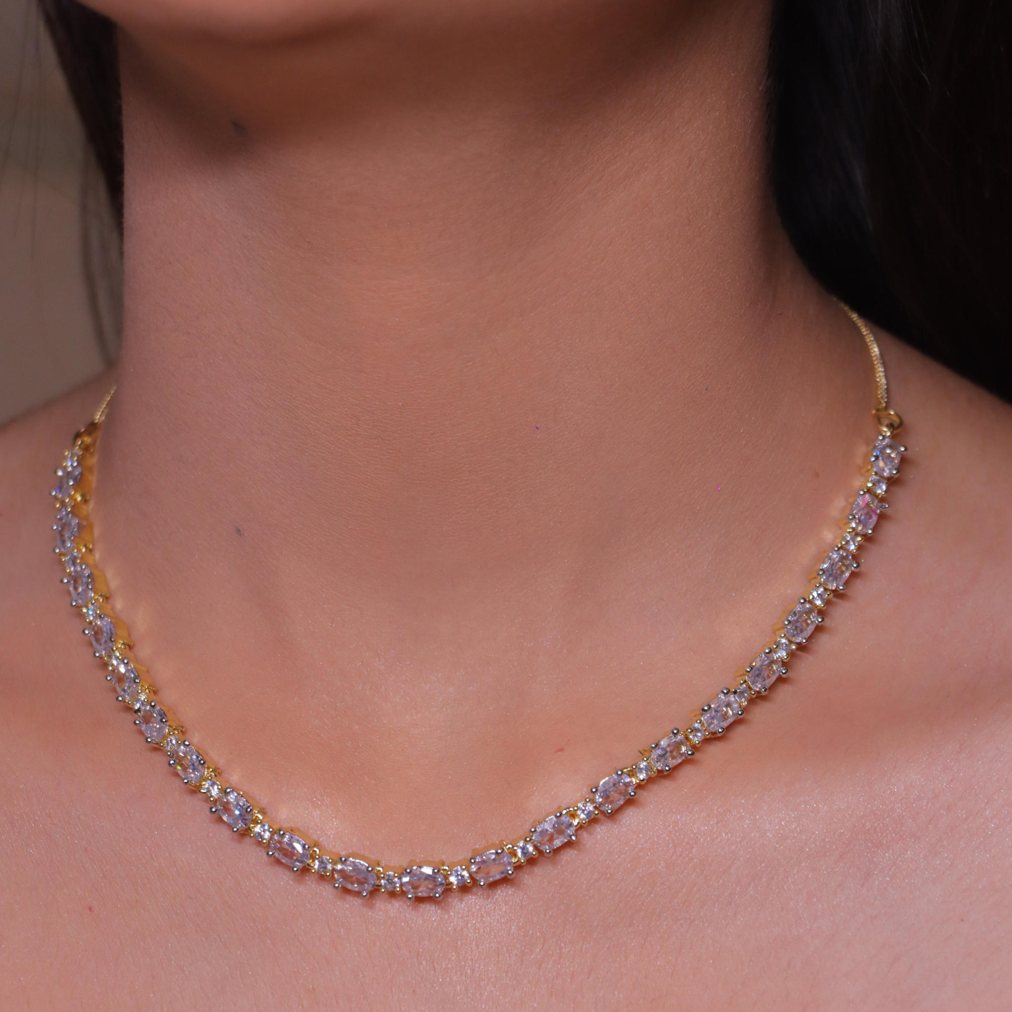 Gold Shimmer Diamond String Set