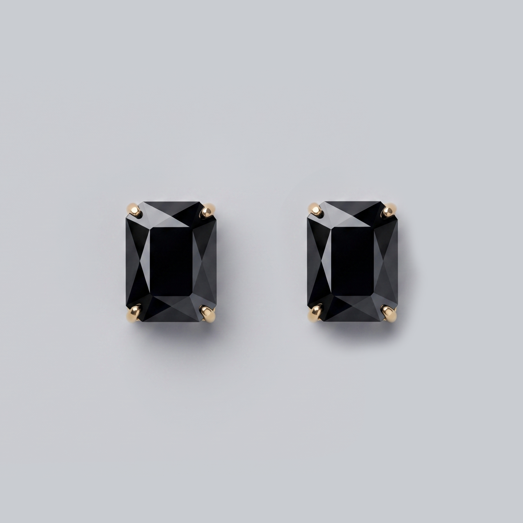 Midnight Gold Cut Earrings