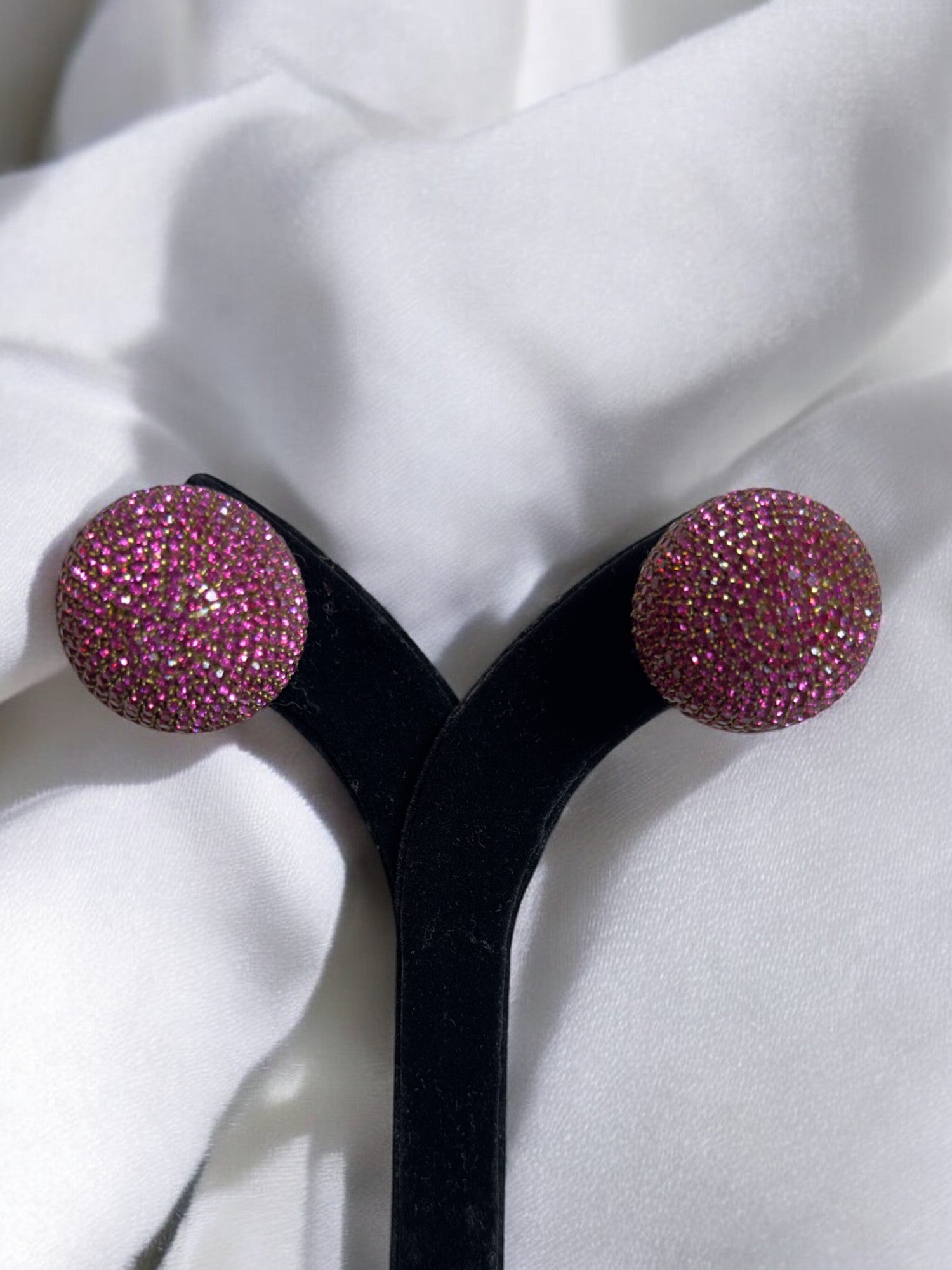 "VIENNA" Glitz Pink Earrings