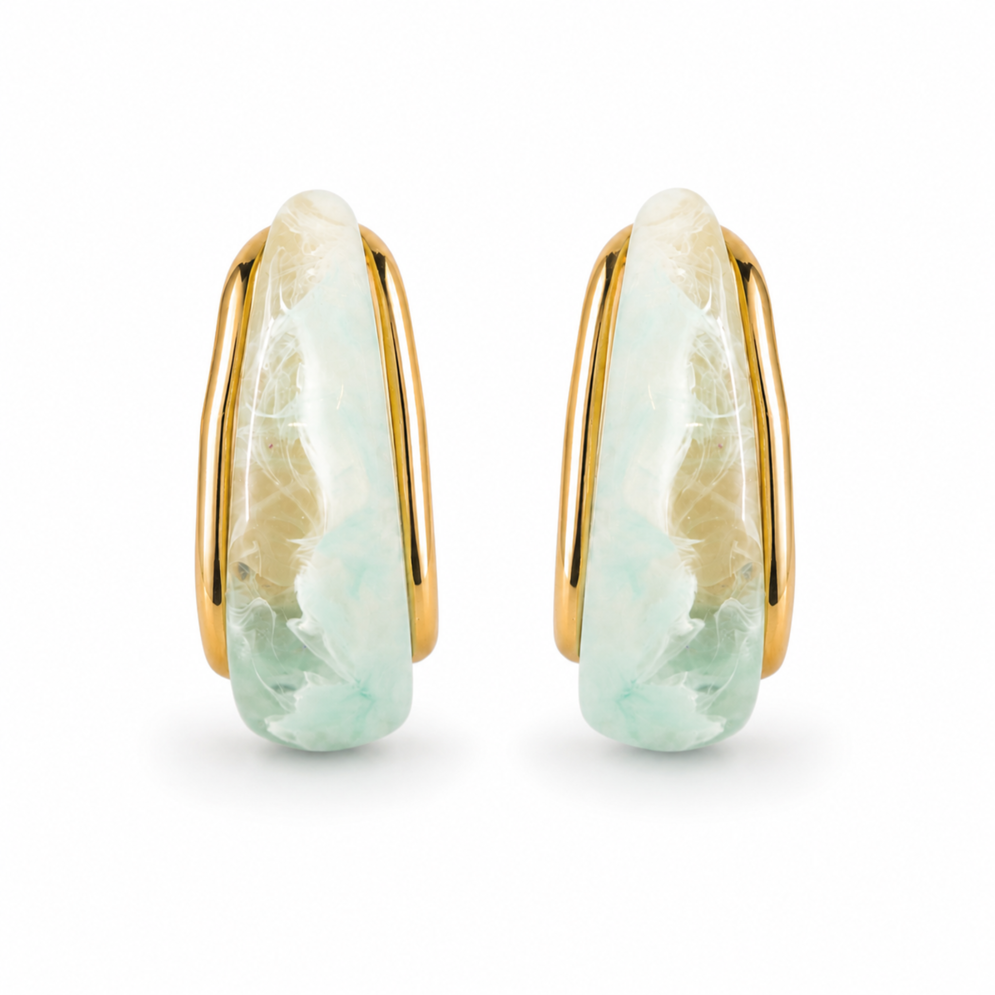 Skylight Marble Earrings