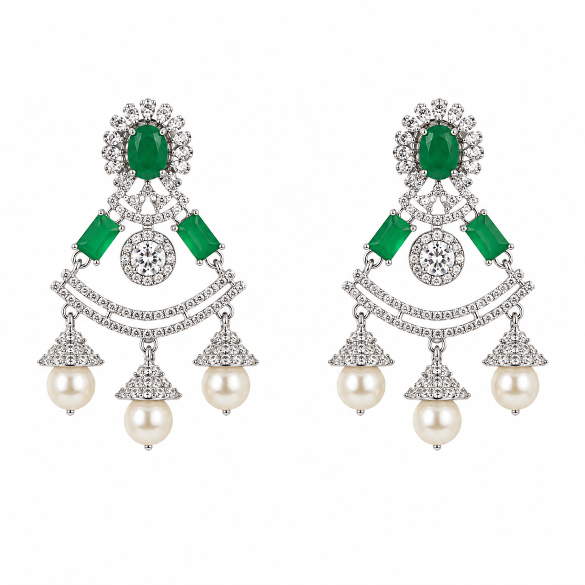 Noor Emerald Earrings
