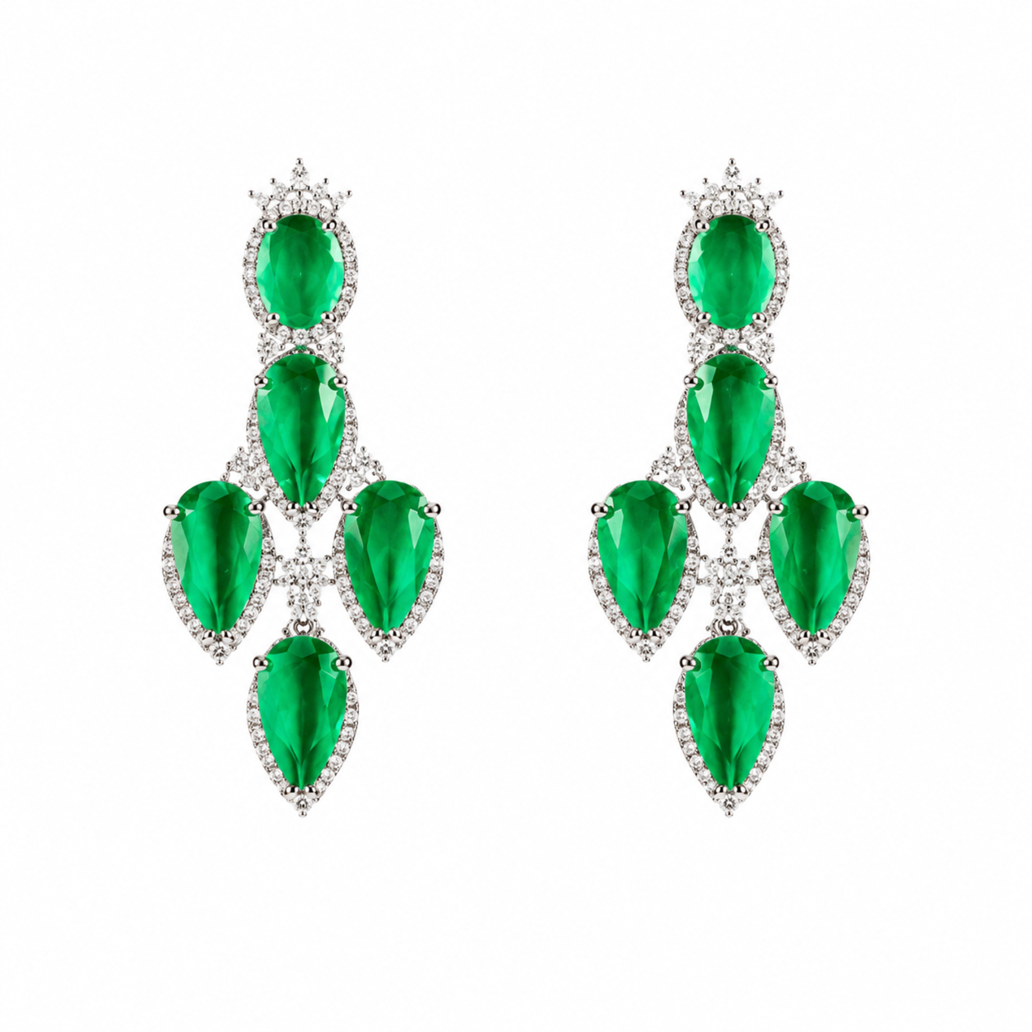 Maharani Emerald Earrings