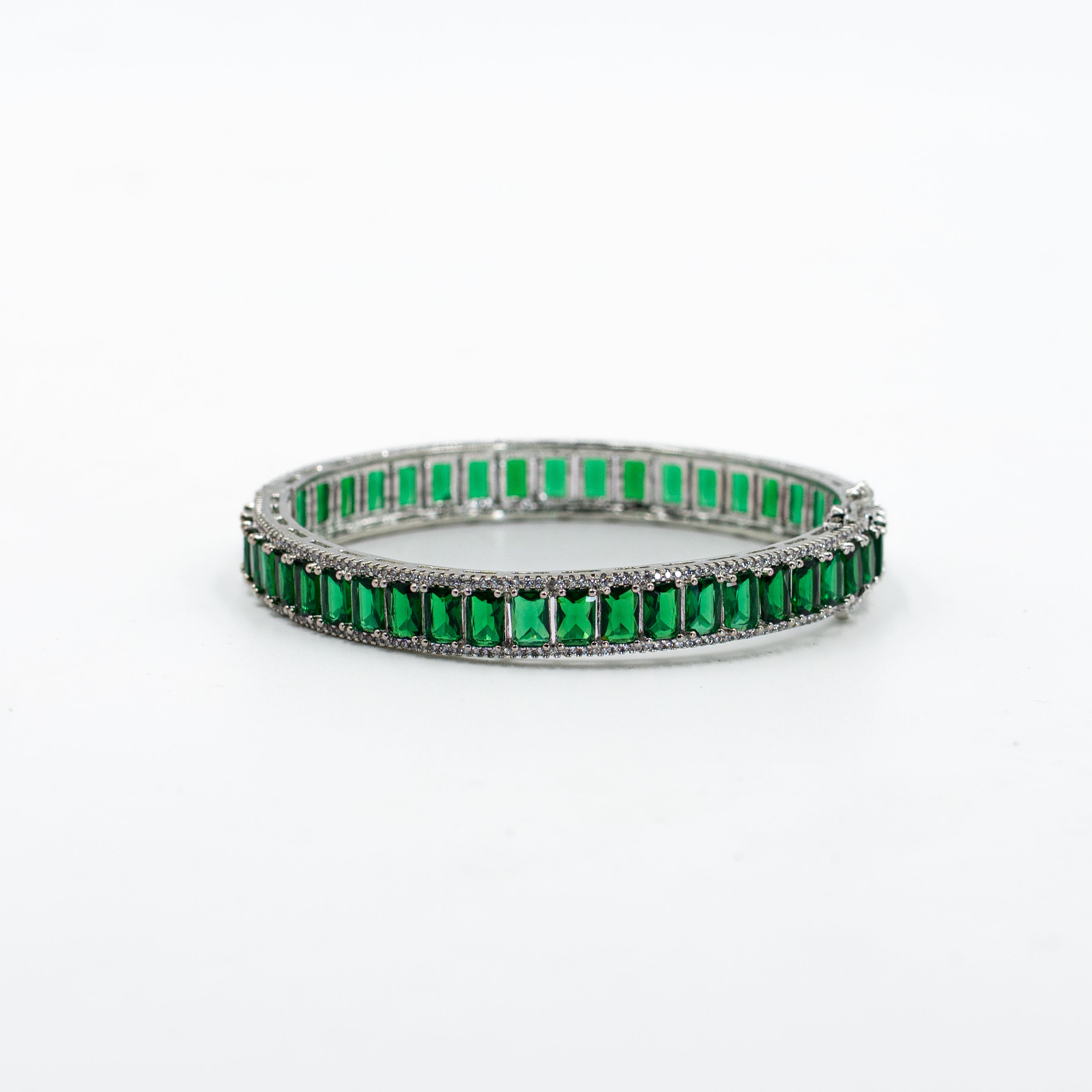"VIENNA" Regal Emerald Ivy Bangle (1 Piece)