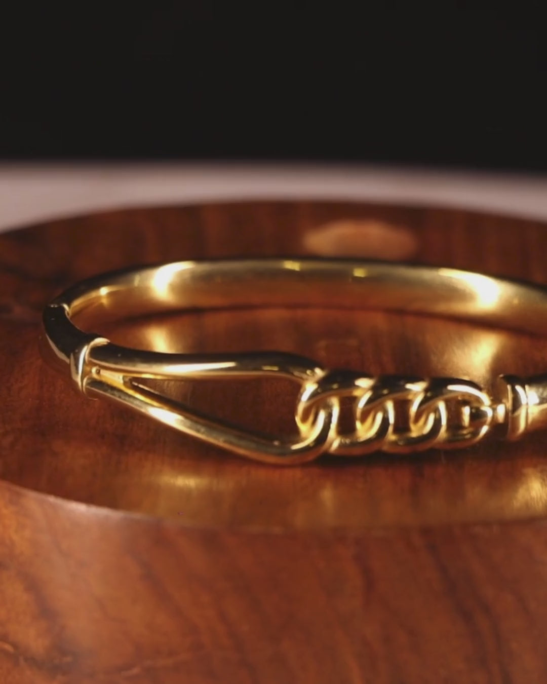 "VIENNA" Golden Weave Bangle