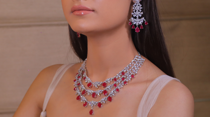 DIAMOND NECKLACE SETS