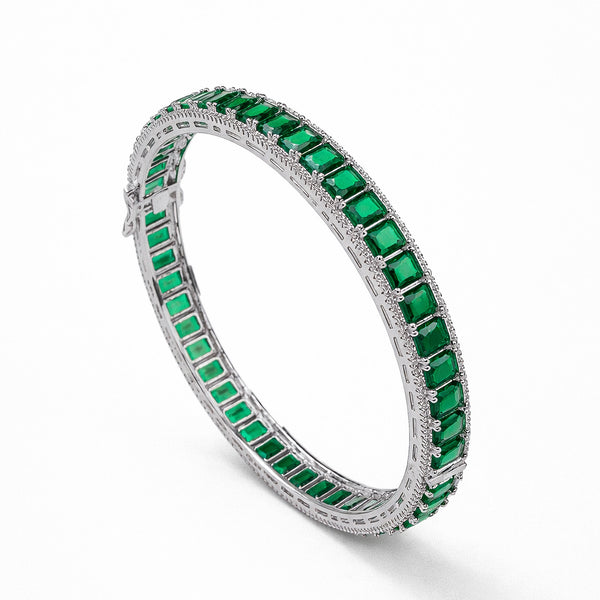 Regal Emerald Ivy Bangle (1 Piece)