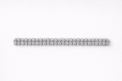 Double String Diamond Necklace Set