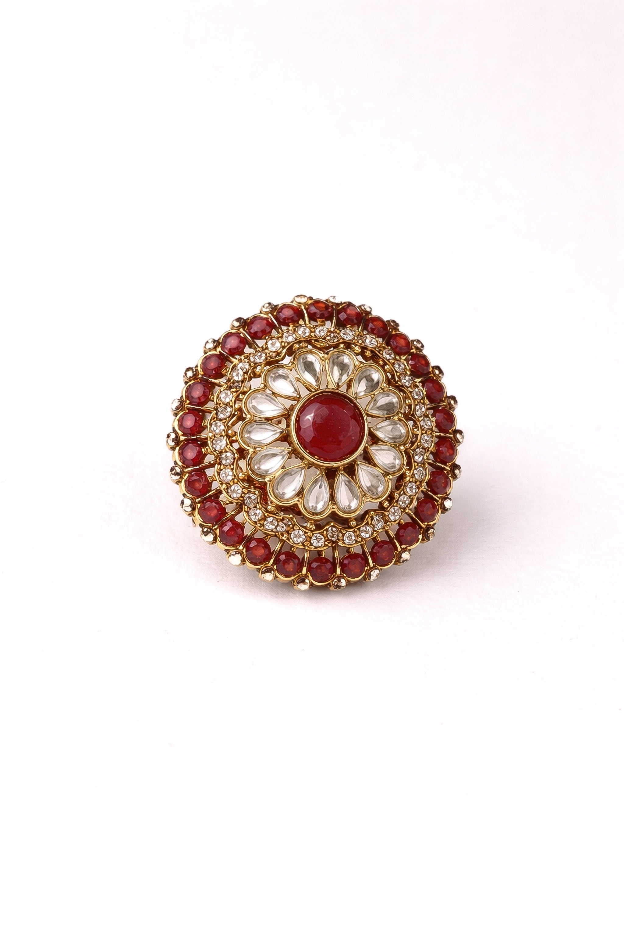 "VIENNA" Traditional Ruby Ring