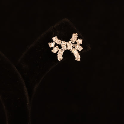 "VIENNA" Diamond Bow Earrings