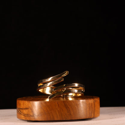 "VIENNA" Gold Tahini Bangle