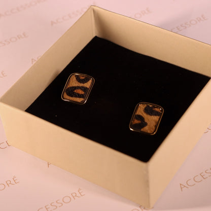 "VIENNA" Cheetah Print Earrings