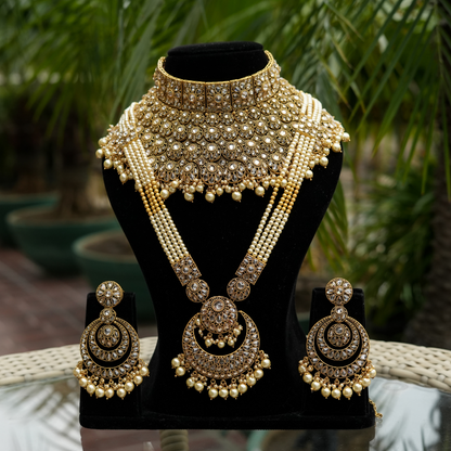 "KYARA" Sunset Gold Full Bridal Set (9 pcs)