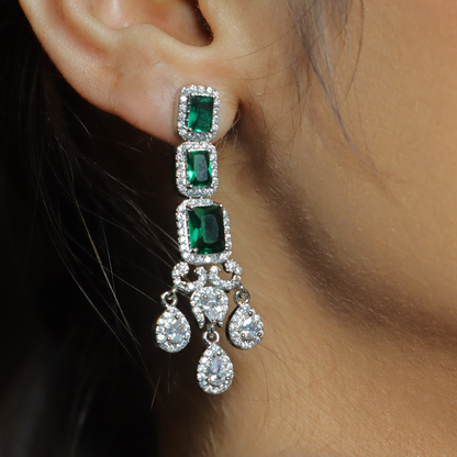 "AMARA" Forrest Ivy Earrings