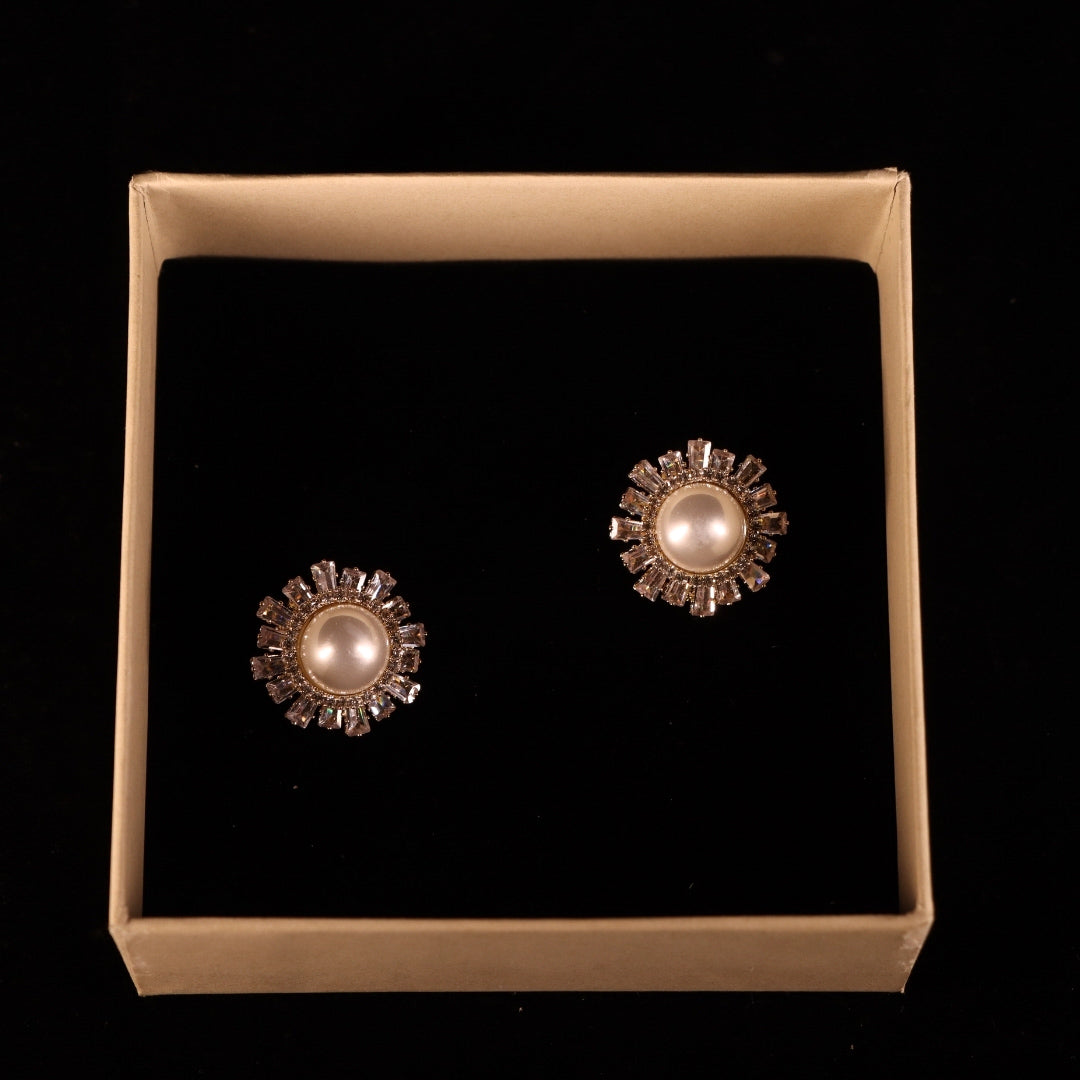 "VIENNA" Starlight Pearl Earrings
