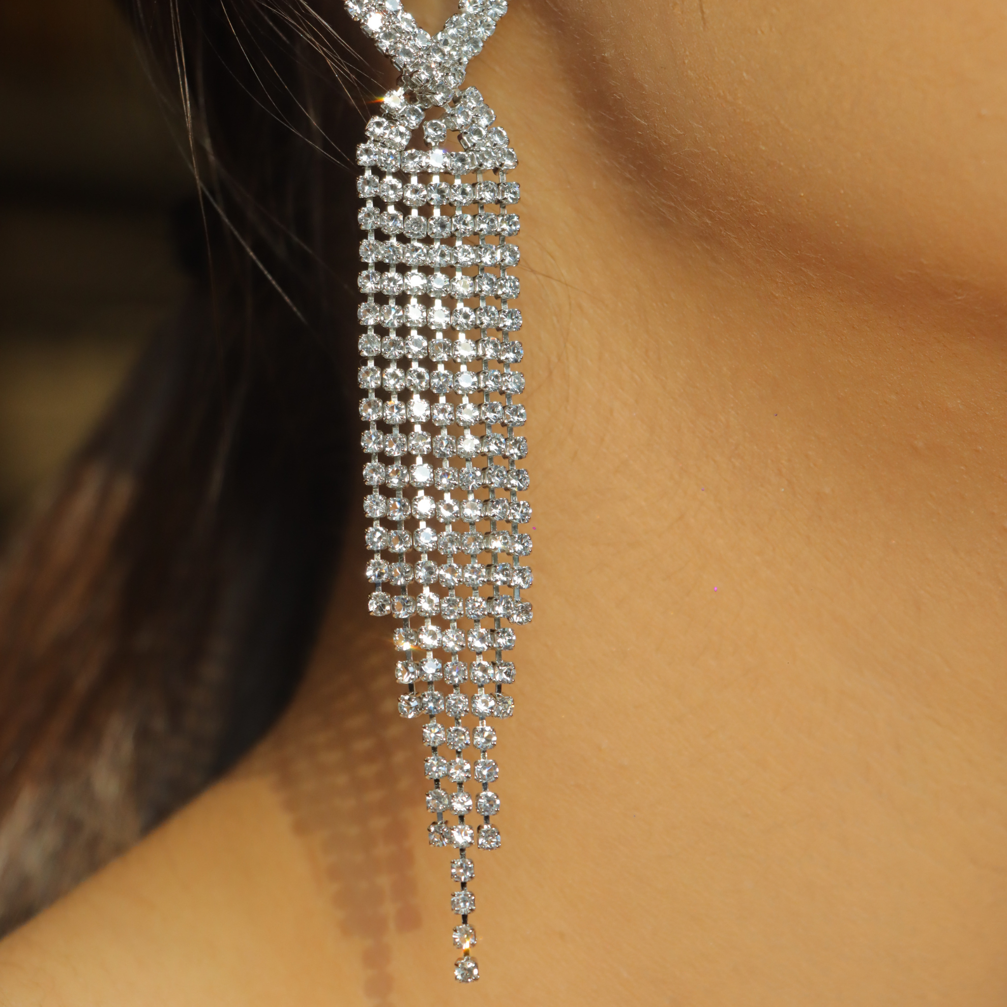 "AMARA" Diamond Frizz Earrings