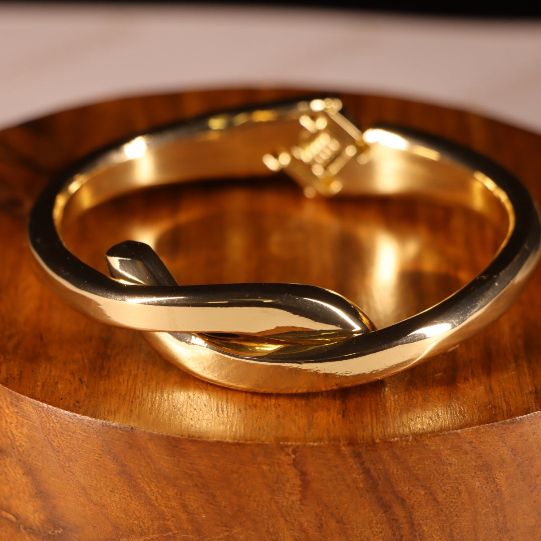 "VIENNA" Gold Celestial Bangle