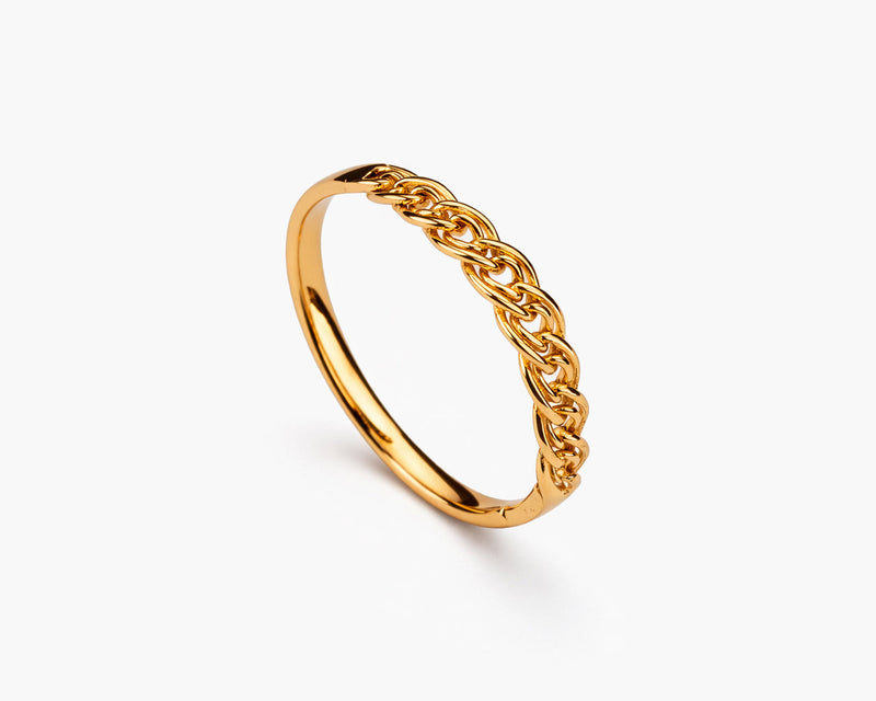 Gold Link Bangle