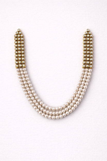 "AMIRA" Mystic Pearl Kundan Necklace Set