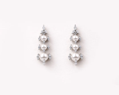 "DMONDE" Diamond Pearl Necklace Set