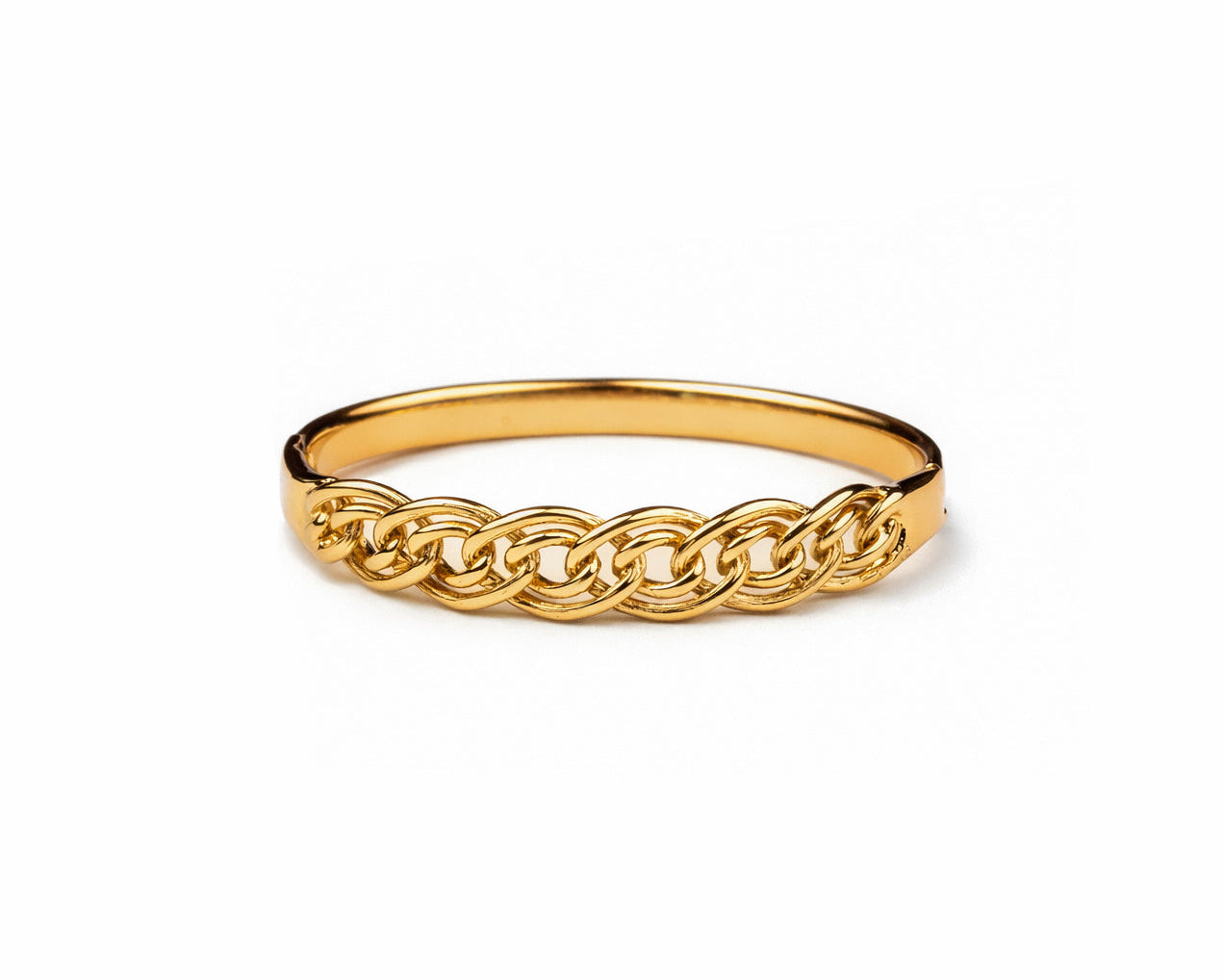 "VIENNA" Gold Link Bangle