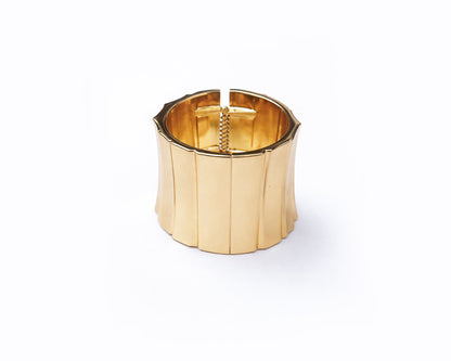 "VIENNA" Gilded Gold Bangle