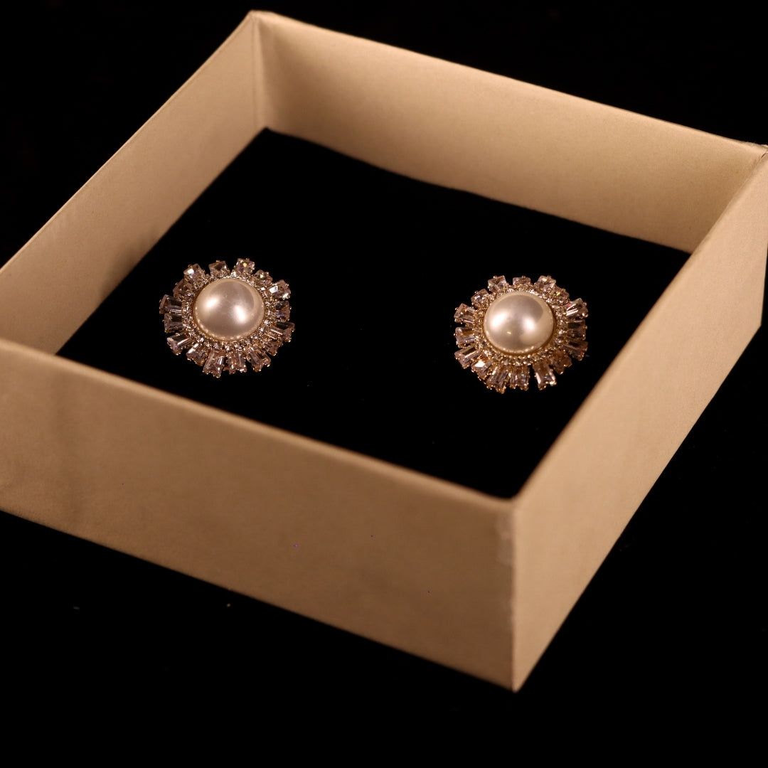 "VIENNA" Starlight Pearl Earrings