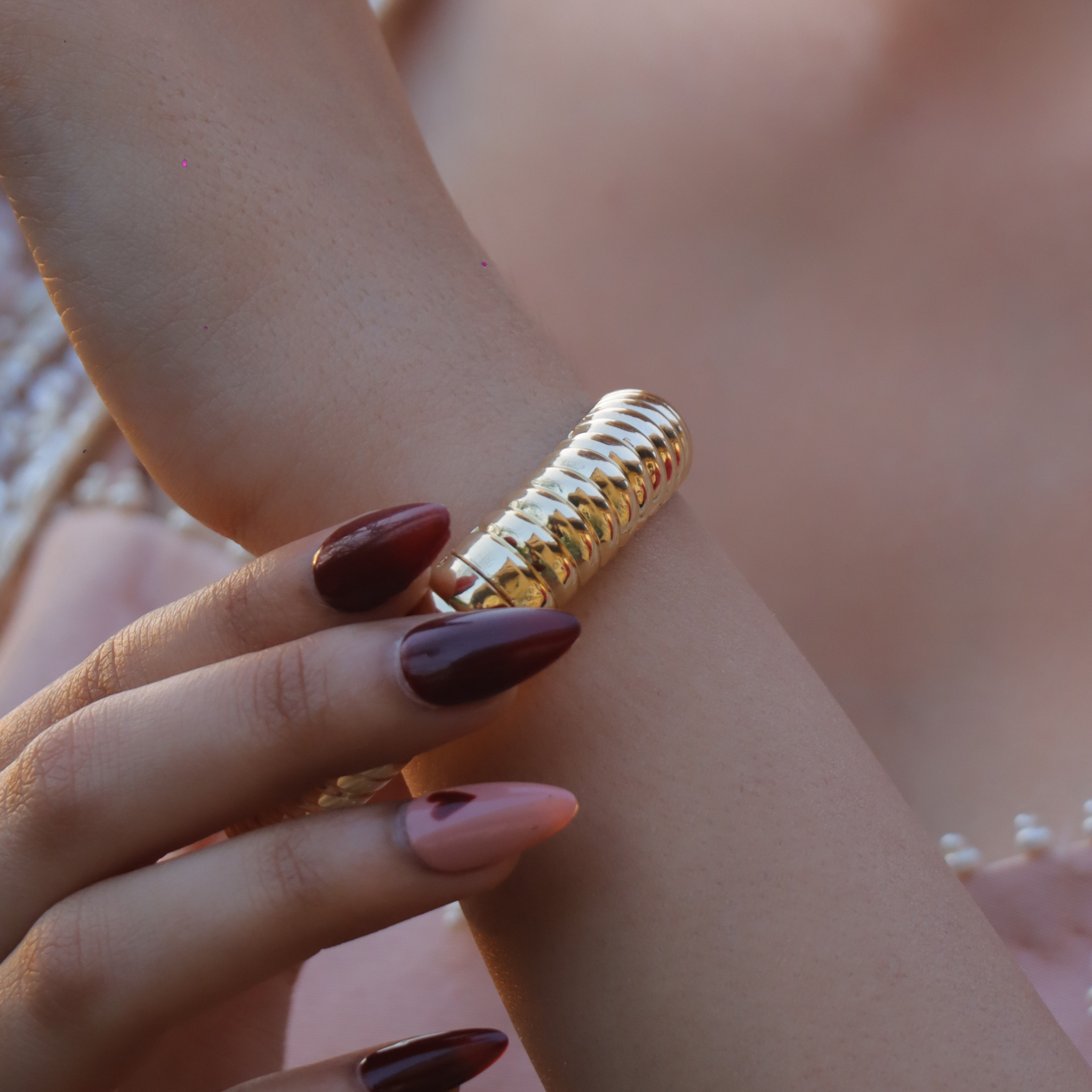 "VIENNA" Gold Imperial Bangle