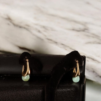 "VIENNA" Moonstone Ocean Earrings