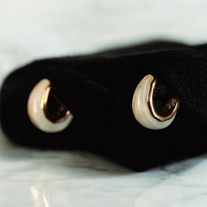 "VIENNA" Skylight Marble Earrings