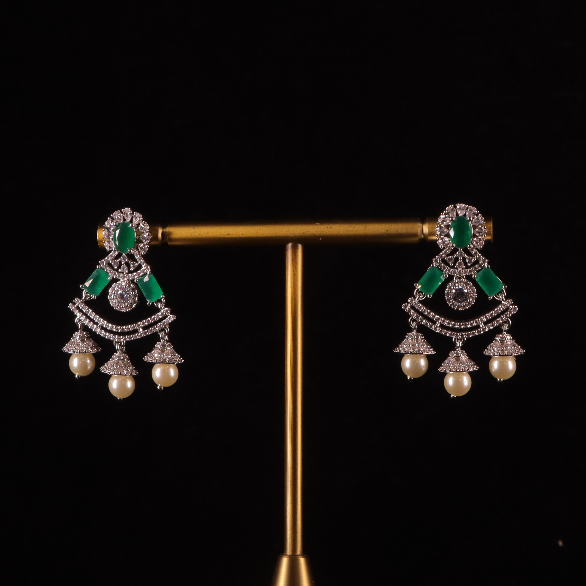 "AMARA" Noor Emerald Earrings