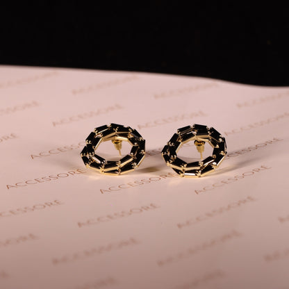"VIENNA" Midnight Twilight Earrings