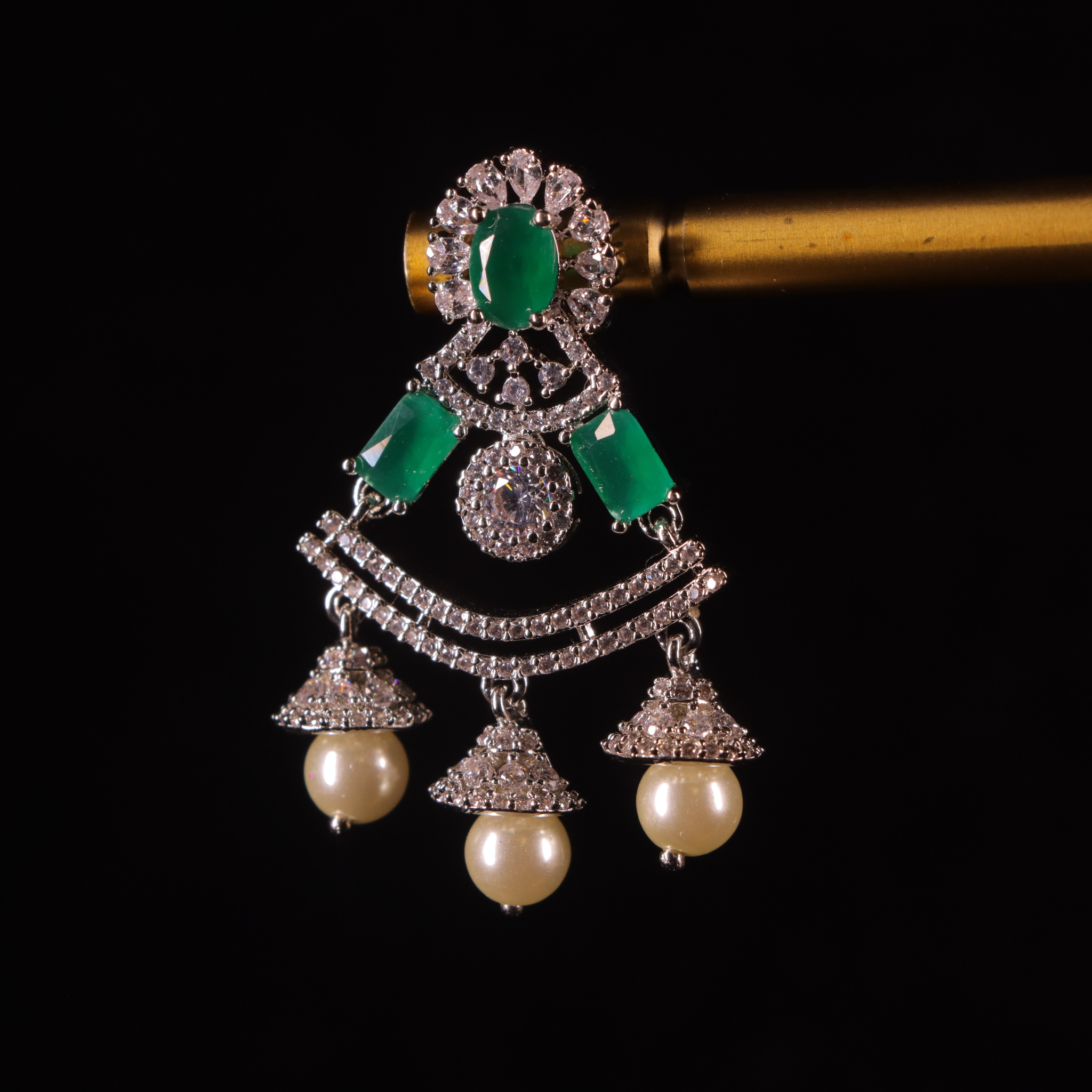 "AMARA" Noor Emerald Earrings