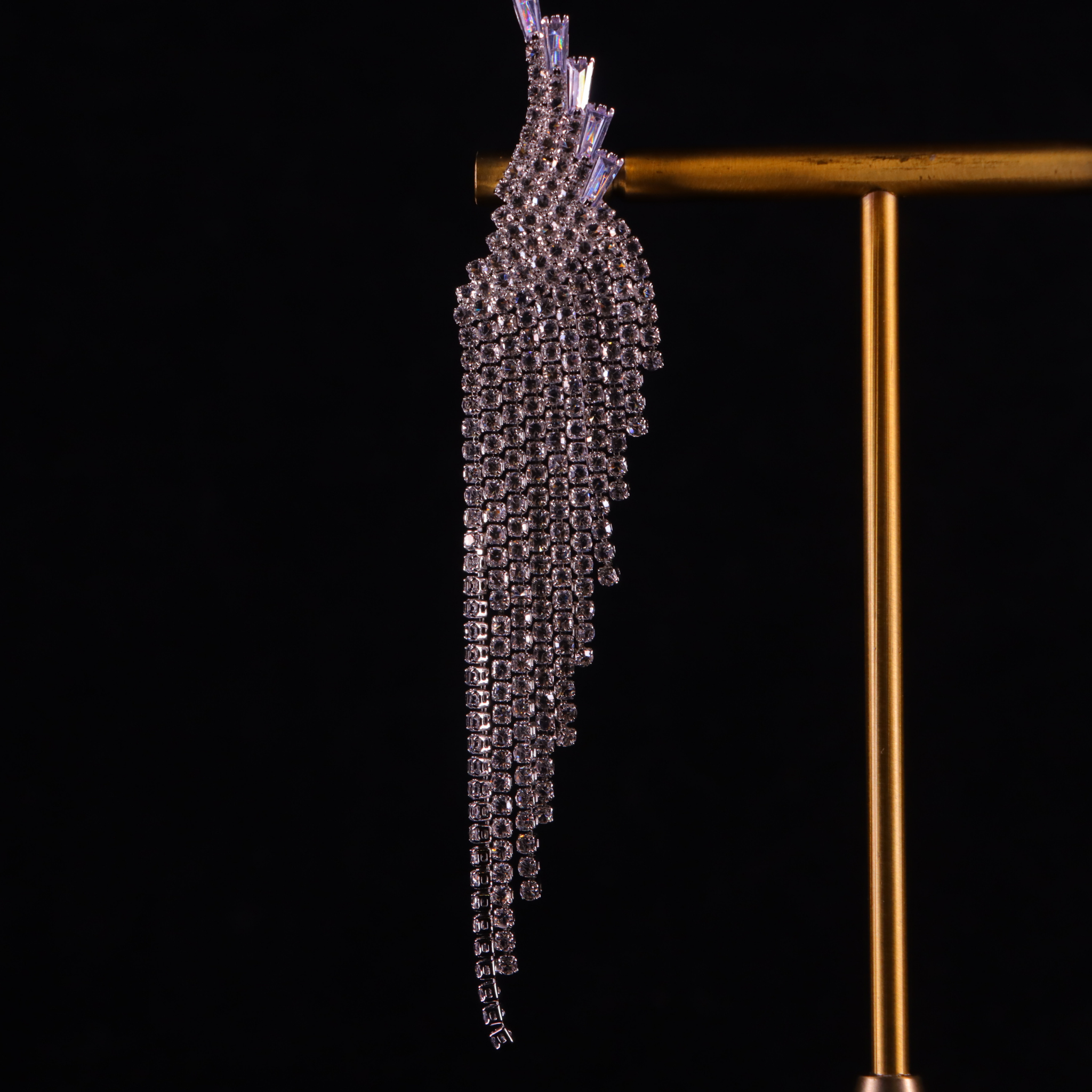 "AMARA" Gilded Silver Earrings