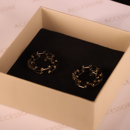 "VIENNA" Midnight Twilight Earrings
