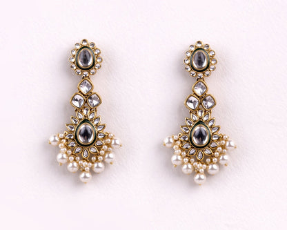 "AMIRA" Sheesh Mahal Kundan Set