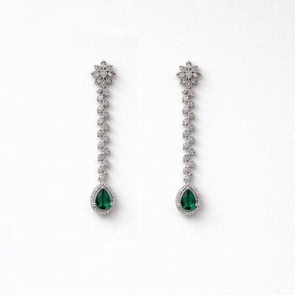 Frost Leaf Diamond Pendant Set