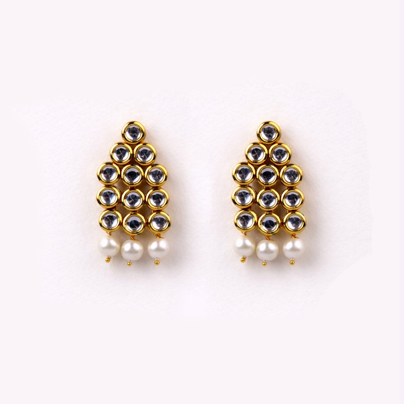 "AMIRA" Mystic Pearl Kundan Necklace Set