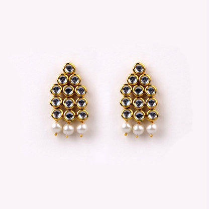 "AMIRA" Mystic Pearl Kundan Necklace Set