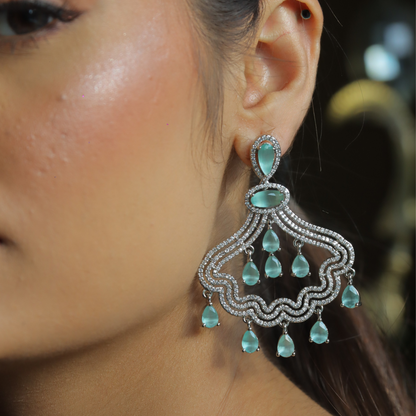 "AMARA" Turquoise Blue Earrings