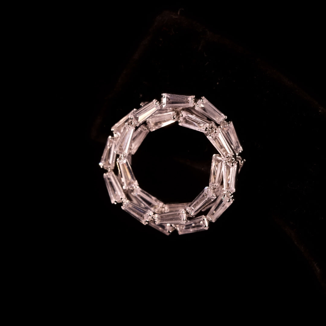 "VIENNA" Silver Twilight Earrings
