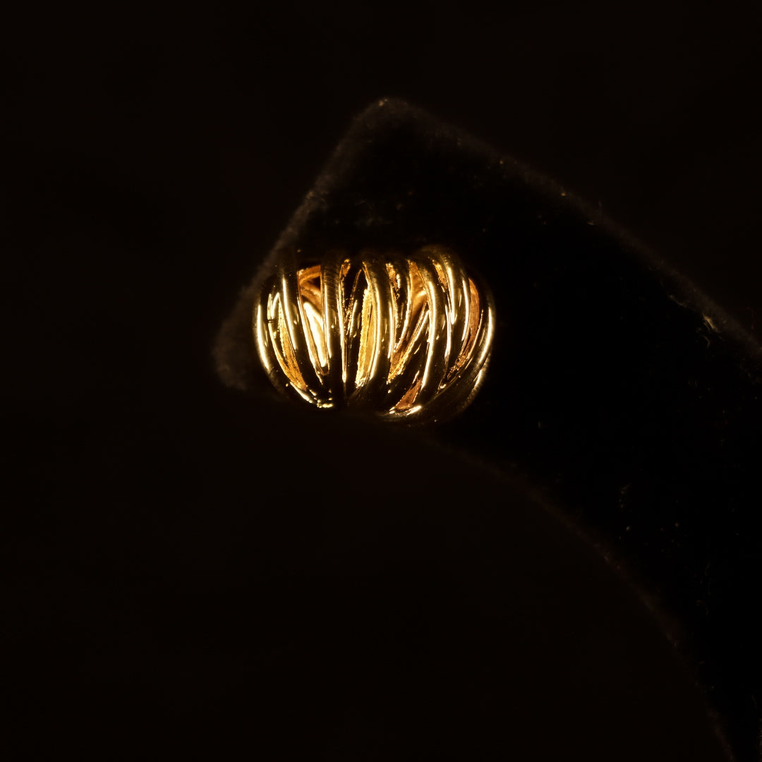 "VIENNA" Lotus Gold Earrings