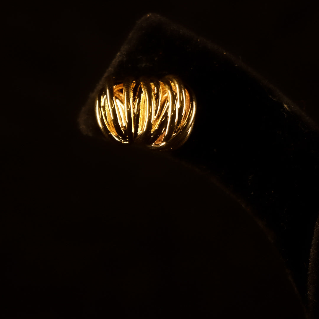 "VIENNA" Lotus Gold Earrings