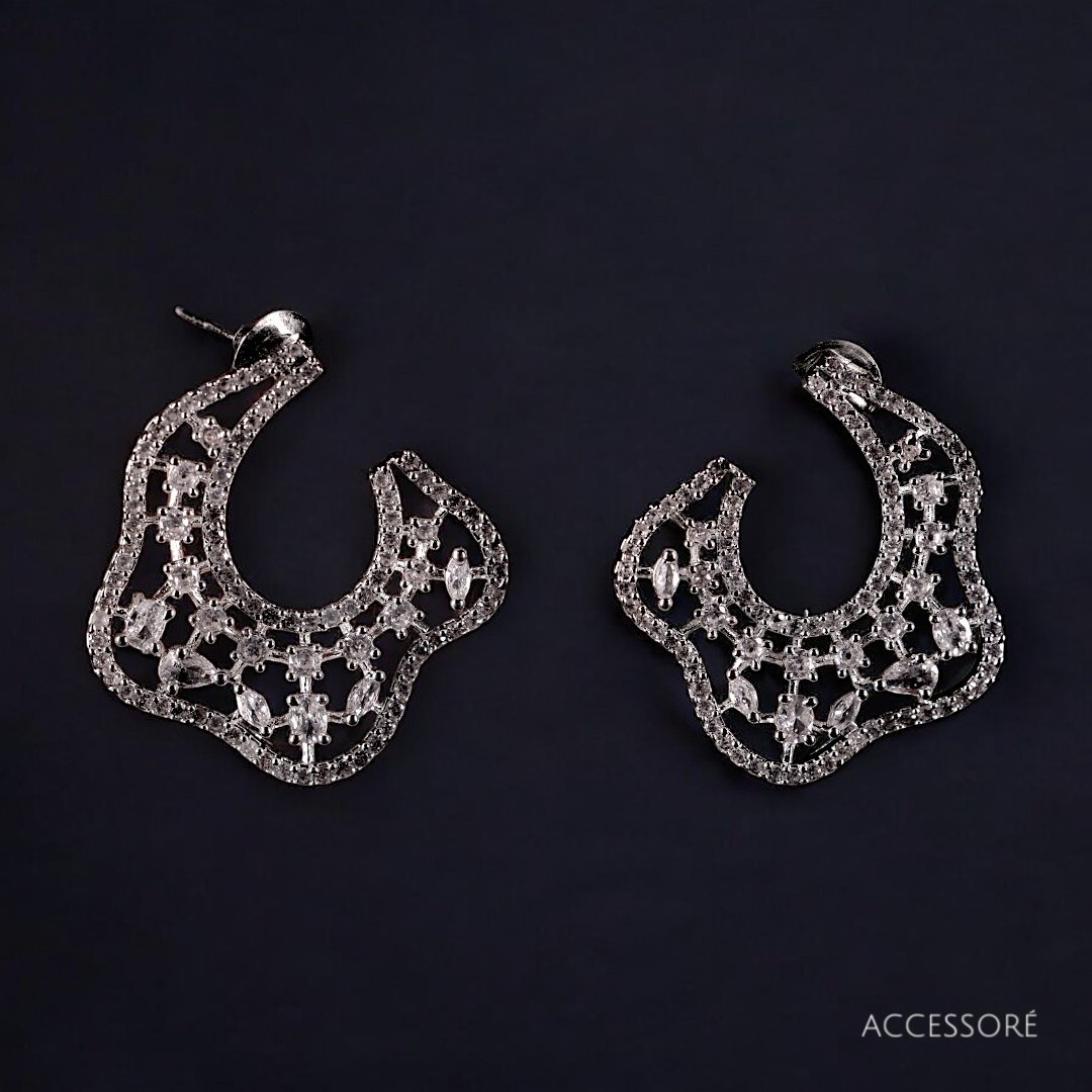 "AMARA" Starry Silver Earrings